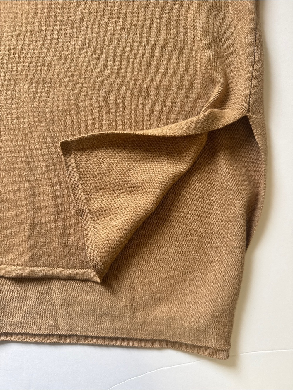Aritizia Babaton Linen Baylor Sweater Long Sleeve Wool Blend Tan Sz M - Picture 12 of 16